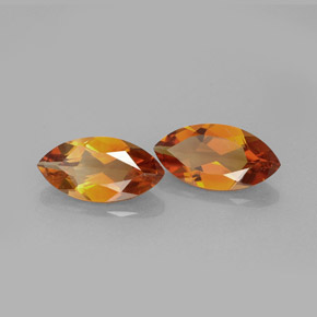  ct natürliche orangefarbener Citrin-Edelsteine, Marquise, VS