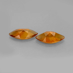  ct natürliche orangefarbener Citrin-Edelsteine, Marquise, VS