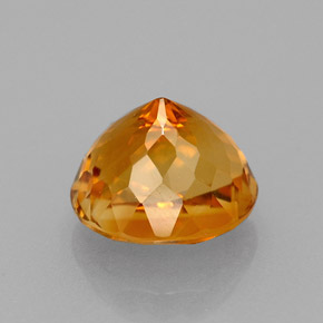 1,33 ctw natürlicher orangefarbener Citrin, Oval Schliff, VVS-VS