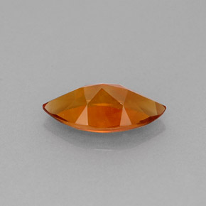0,88 ctw natürlicher orangefarbener Citrin, Marquise, VVS-VS