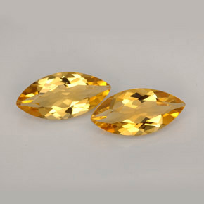  ct natürliche orangefarbener Citrin-Edelsteine, Marquise, VVS-VS
