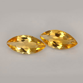  ct natürliche orangefarbener Citrin-Edelsteine, Marquise, VVS-VS