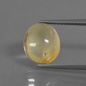 3,42 ctw natürlicher Gold Citrin, Oval Schliff, Transparent