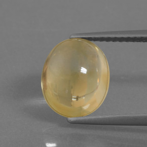 3,25 ctw natürlicher gelber Citrin, Oval Schliff, Transparent
