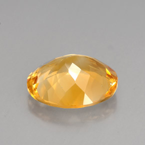 3,85 ctw natürlicher gelber Citrin, Oval Schliff, VVS