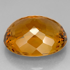 9,17 ctw natürlicher Cognac Citrin, Oval Schliff, IF