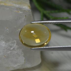 2,63 ctw natürlicher gelber Citrin, Oval Schliff, Transparent