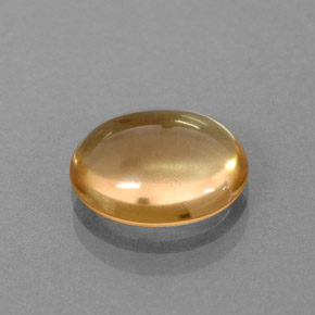 2,44 ctw natürlicher gelber Citrin, Oval Schliff, Transparent