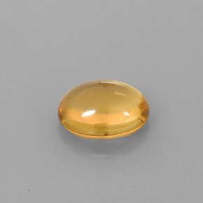 2,66 ctw natürlicher gelber Citrin, Oval Schliff, Transparent