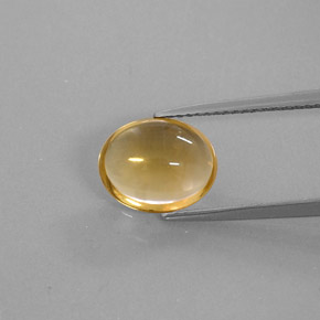 2,43 ctw natürlicher Gold Citrin, Oval Schliff, Transparent