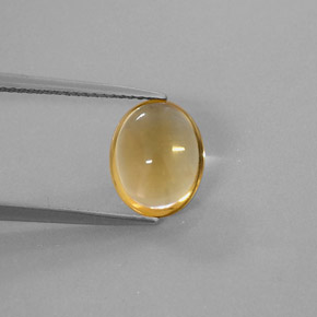 2,43 ctw natürlicher Gold Citrin, Oval Schliff, Transparent