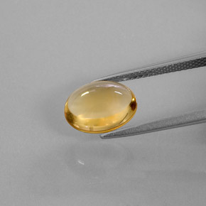 2,43 ctw natürlicher Gold Citrin, Oval Schliff, Transparent