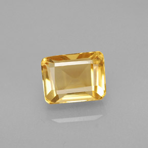 1,91 ctw natürlicher Gold Citrin, Smaragdschliff, VVS-VS
