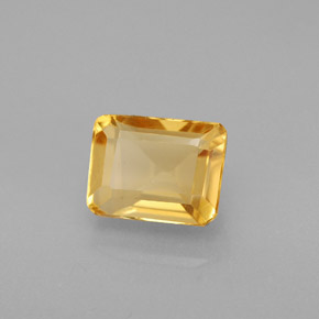 1,91 ctw natürlicher Gold Citrin, Smaragdschliff, VVS-VS