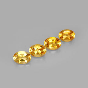  ct natürliche gelb-gold Citrin-Edelsteine, Oval Schliff, VVS-VS
