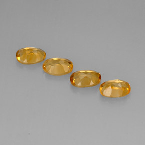  ct natürliche gelber Citrin-Edelsteine, Oval Schliff, VVS-VS