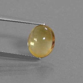 2,97 ctw natürlicher Gold Citrin, Oval Schliff, Transparent