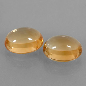  ct natürliche gelber Citrin-Edelsteine, Oval Schliff, Transparent
