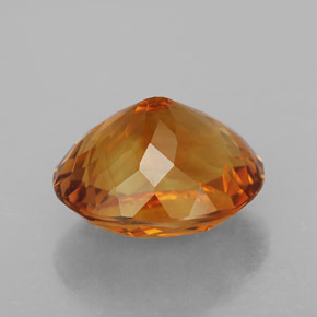 6,55 ctw natürlicher orangefarbener Citrin, Oval Schliff, VVS