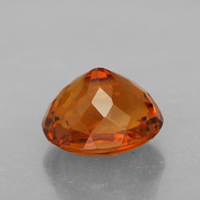 5,81 ctw natürlicher orangefarbener Citrin, Oval Schliff, VVS-VS