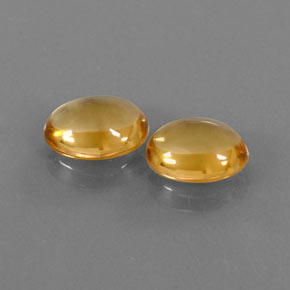  ct natürliche gelber Citrin-Edelsteine, Oval Schliff, Transparent