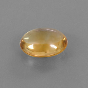 2,63 ctw natürlicher gelber Citrin, Oval Schliff, Transparent