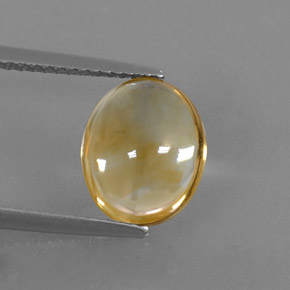 2,74 ctw natürlicher Gold Citrin, Oval Schliff, Transparent