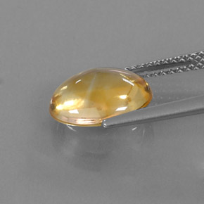 2,74 ctw natürlicher Gold Citrin, Oval Schliff, Transparent