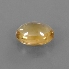 3,02 ctw natürlicher gelber Citrin, Oval Schliff, Transparent
