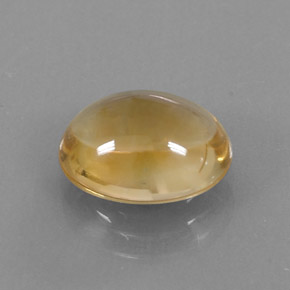 3,28 ctw natürlicher gelber Citrin, Oval Schliff, Transparent