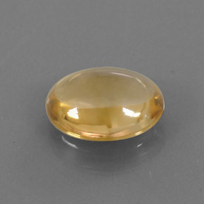 2,26 ctw natürlicher gelber Citrin, Oval Schliff, Transparent