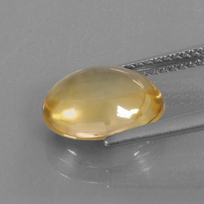 3,01 ctw natürlicher Gold Citrin, Oval Schliff, Transparent