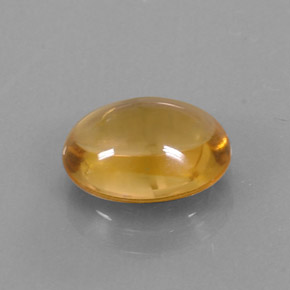 2,62 ctw natürlicher gelber Citrin, Oval Schliff, Transparent