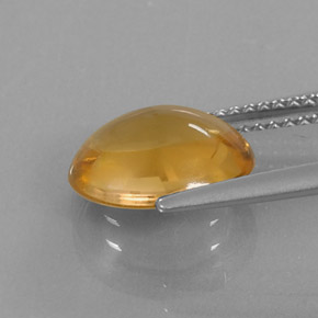 2,62 ctw natürlicher gelber Citrin, Oval Schliff, Transparent