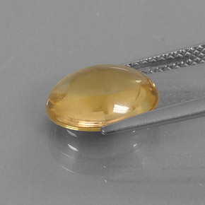 2,87 ctw natürlicher Gold Citrin, Oval Schliff, Transparent