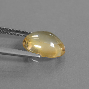 3,21 ctw natürlicher Gold Citrin, Oval Schliff, Transparent