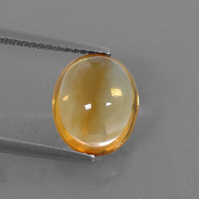 2,94 ctw natürlicher Gold Citrin, Oval Schliff, Transparent