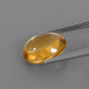 2,94 ctw natürlicher Gold Citrin, Oval Schliff, Transparent