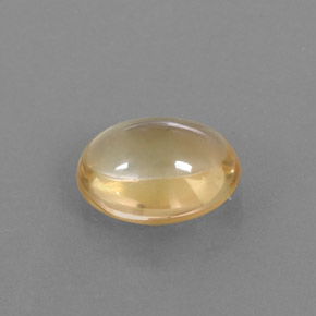 3,01 ctw natürlicher gelber Citrin, Oval Schliff, Transparent