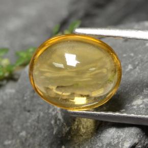 2,55 ctw natürlicher gelber Citrin, Oval Schliff, Transparent