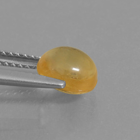 1,71 ctw natürlicher gelber Citrin, Oval Schliff, Transparent