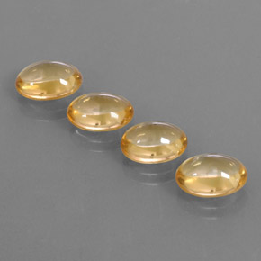 8,20 ct natürliche goldener Citrin-Edelsteine, Oval Schliff, Transparent