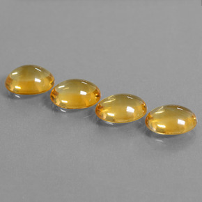  ct natürliche gelb-gold Citrin-Edelsteine, Oval Schliff, Transparent