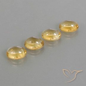 9.43ctw Natürlicher gold-orange Citrin, Oval, Transparent