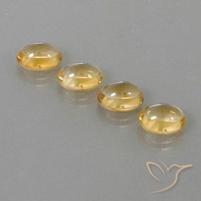 9.43 ct natürliche gold-orange Citrin-Edelsteine, Oval, Transparent