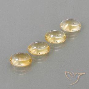 9.24 ct natürliche Gold  Citrin-Edelsteine, Oval, Transparent