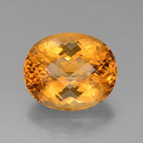 60,77 ctw natürlicher Gold Citrin, Oval Schliff, VVS