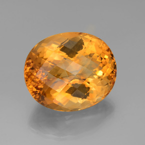 60,77 ctw natürlicher Gold Citrin, Oval Schliff, VVS