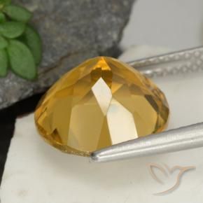 9,17 ctw natürlicher Light Brownish Golden  Citrin, Runden, VS