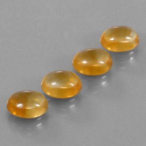 12.23 ct natürliche Medium Orange  Citrin-Edelsteine, Oval Schliff, Transparent